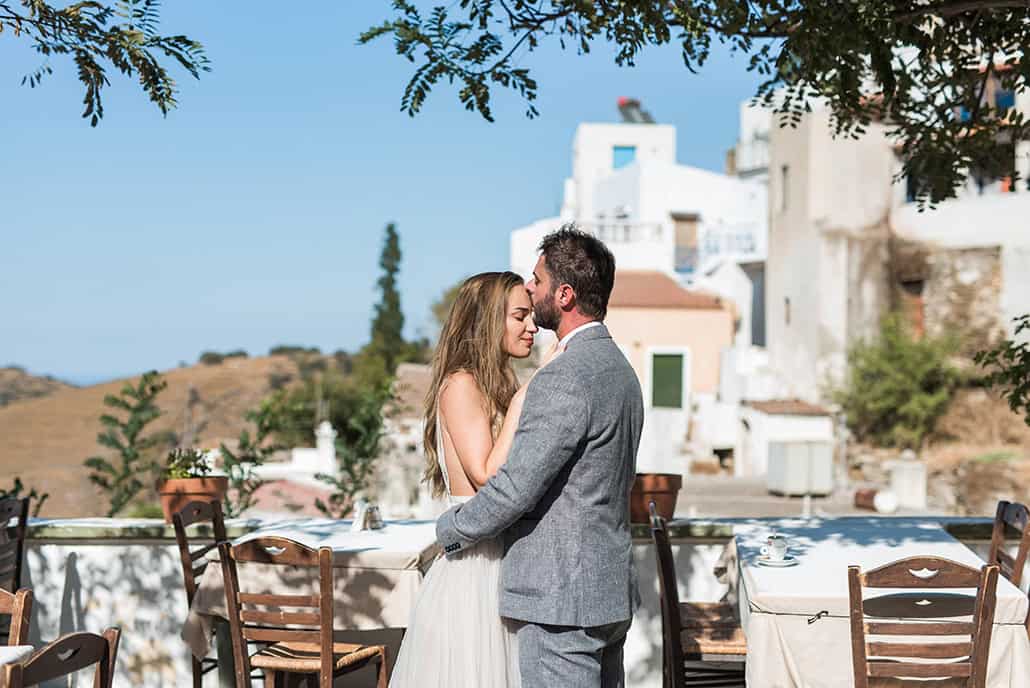 Καλοκαιρινός νησιώτικος γάμος στην Κέα με φόντο το απέραντο γαλάζιο της θάλασσας | Μαρία & Ανδρέας