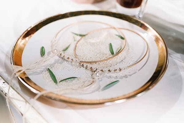 Στέφανα γάμου με macramé