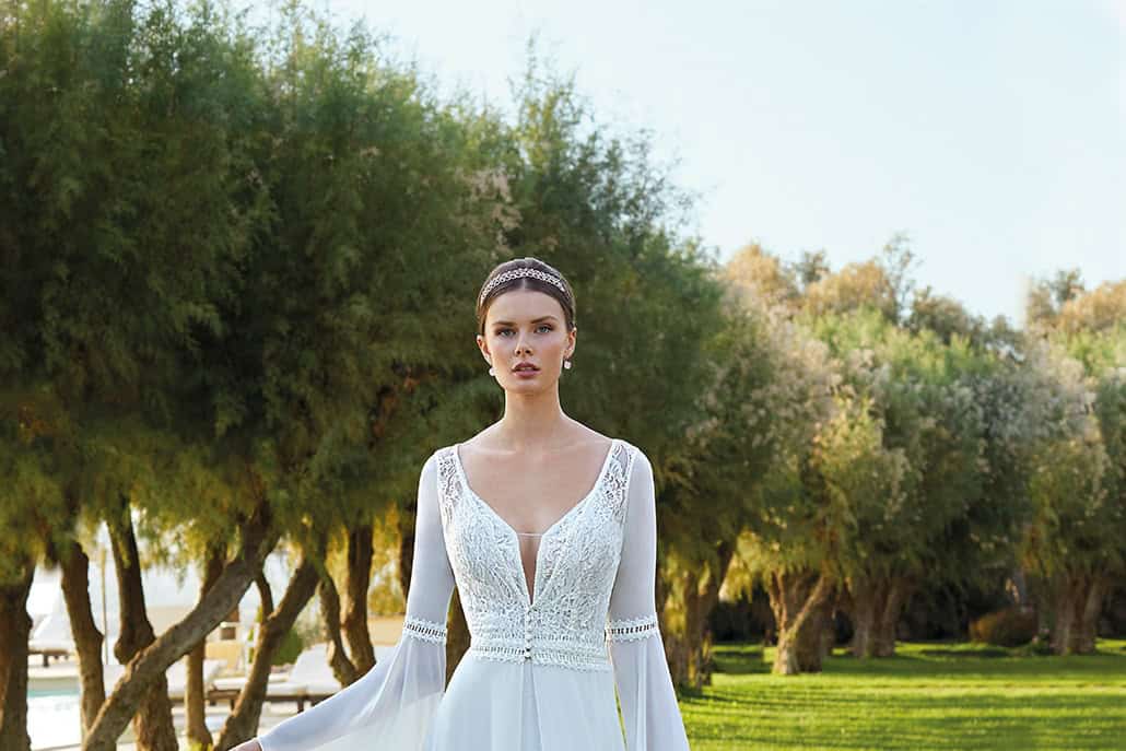 Aέρινες νυφικές δημιουργίες από Demetrios για την πιο stylish εμφάνιση │ Cosmobella & Destination Romance Collection