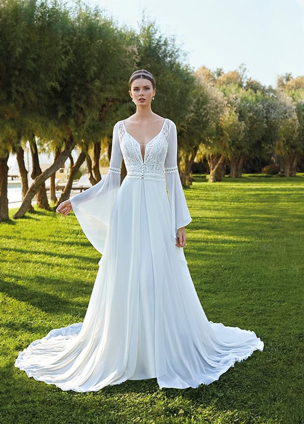 flowy-wedding-dresses-demetrios-stylish-modern-bridal-look-cosmobella-destination-romance-collection_01