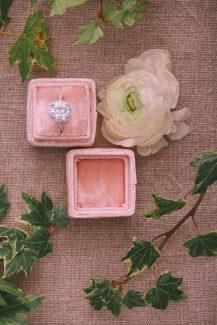 Βελούδινο κουτί για δαχτυλίδι