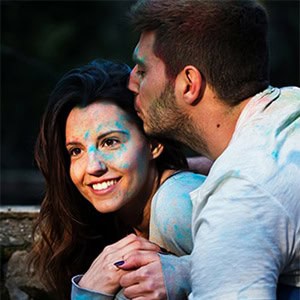 Prewedding φωτογράφιση στην Καισαριανή με watercolors │ Κατερίνα & Χρήστος