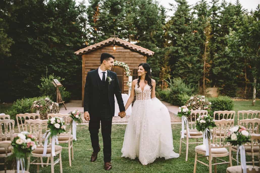 Καλοκαιρινός γάμος με ρομαντικές λεπτομέρειες │ Ανδριάνα & Δημήτρης