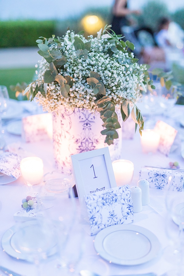 Πανέμορφα pots από γυψοφύλλη και πρασινάδα