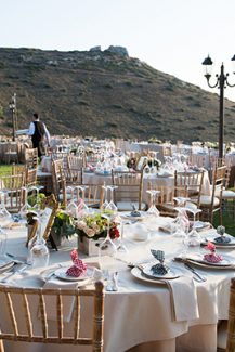 Όμορφος outdoor στολισμός δεξίωσης