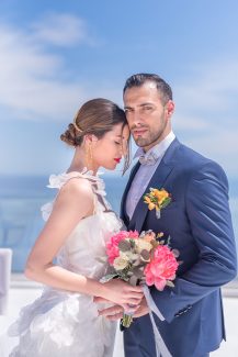 Νυφικό χτένισμα με χαμηλό σινιόν