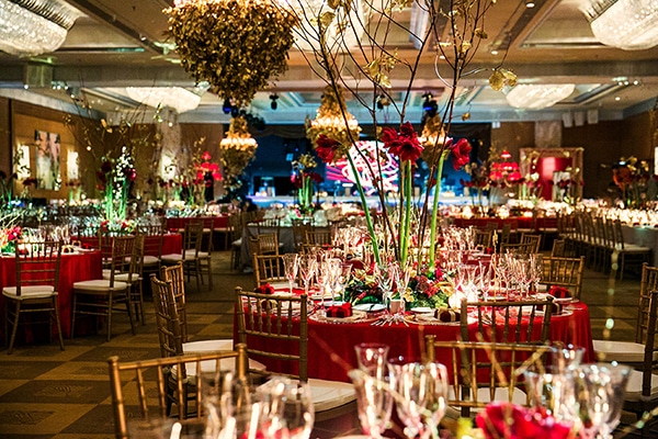 Στολισμός δεξίωσης εσωτερικού χώρου