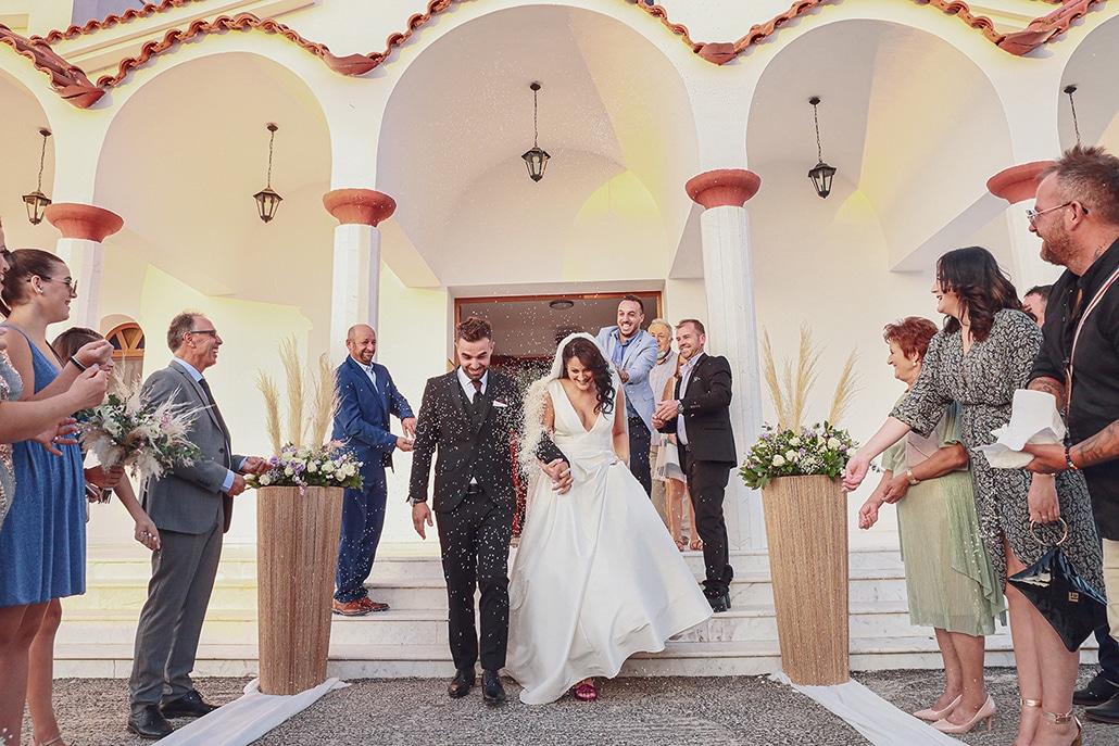 Bohemian φθινοπωρινός γάμος στη Ξάνθη με λευκές και μωβ αποχρώσεις│ Στεφανία & Βασίλης