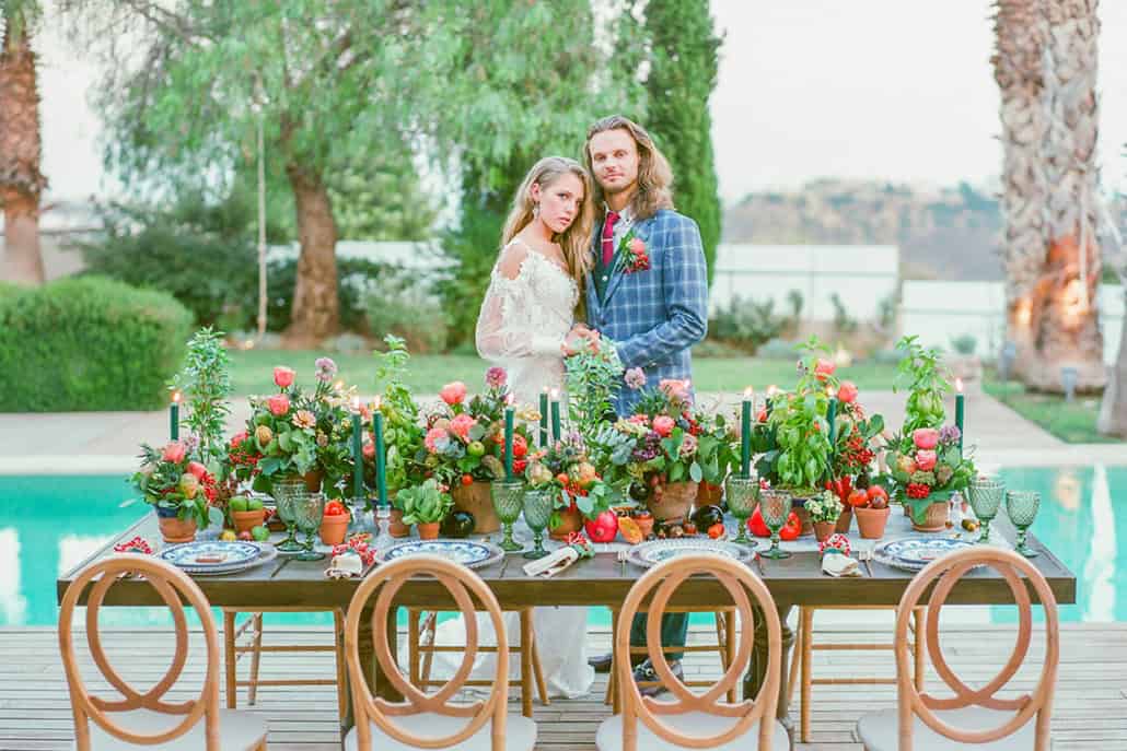 Παραμυθένιο Tuscany inspired styled shoot με υπέροχες emerald green – κόκκινες αποχρώσεις