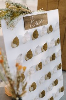 Πρωτότυπη ιδέα για το ρύζι καλεσμένων σε rice board