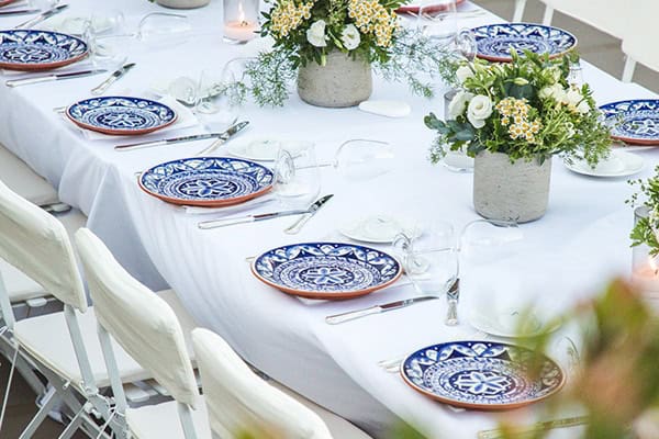 Υπέροχες καλοκαιρινές ιδέες διακόσμησης γάμου με μεσογειακά και ρομαντικά στοιχεία