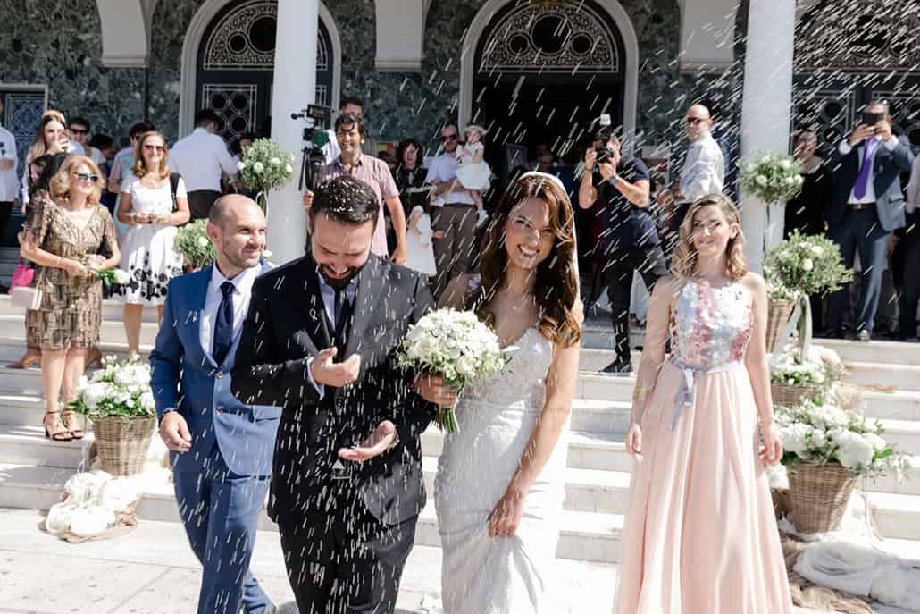 Φθινοπωρινός γάμος στη Λάρισα με γυψοφίλη και λυσίανθο │ Κασσιανή & Λευτέρης