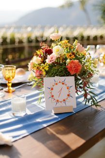 Μοντέρνα αρίθμηση τραπεζιών με ιδιαίτερο γεωμετρικό μοτίβο