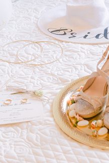 Νυφικά παπούτσια Bilero σε nude χρώμα