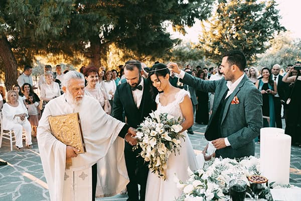 Ρομαντικός καλοκαιρινός γάμος με λευκές κάλλες και κρίνα │ Κατερίνα & Ανδρέας