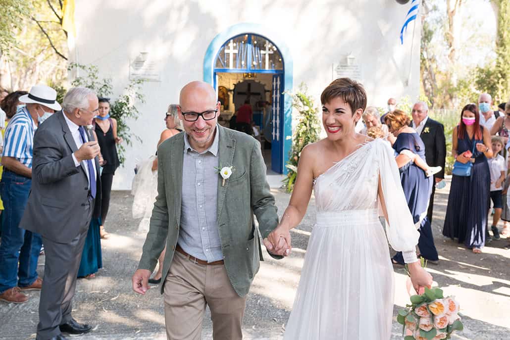 Glamping wedding – baptism στον Πόρο σε γήινες αποχρώσεις │ Νεφέλη & Filippo