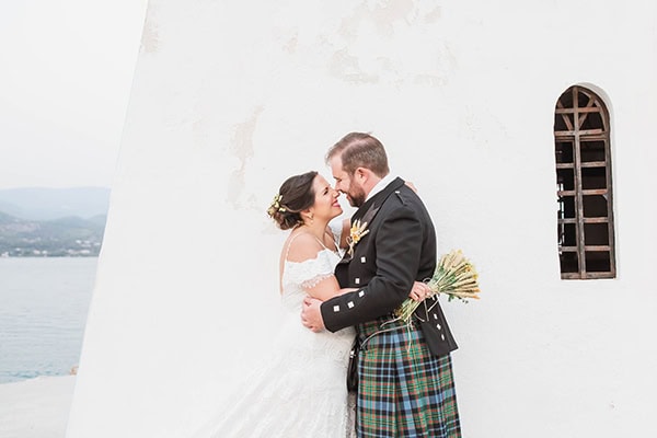 Υπαίθριος boho γάμος δίπλα στη θάλασσα │Γωγώ και Iain