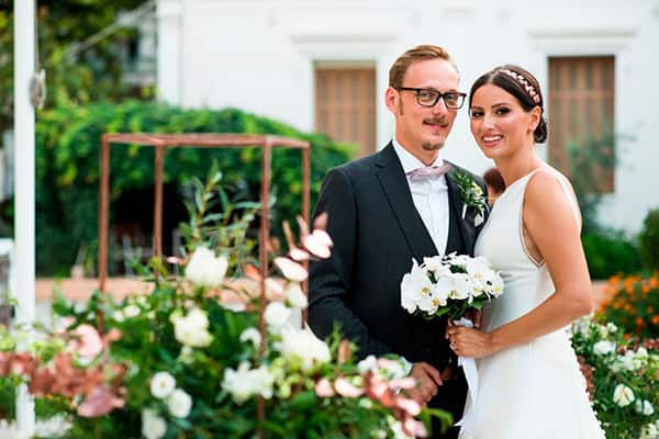 Gorgeous καλοκαιρινός γάμος στη Θεσσαλονίκη με κομψές λεπτομέρειες  │ Μαριαλένα & Burkhard