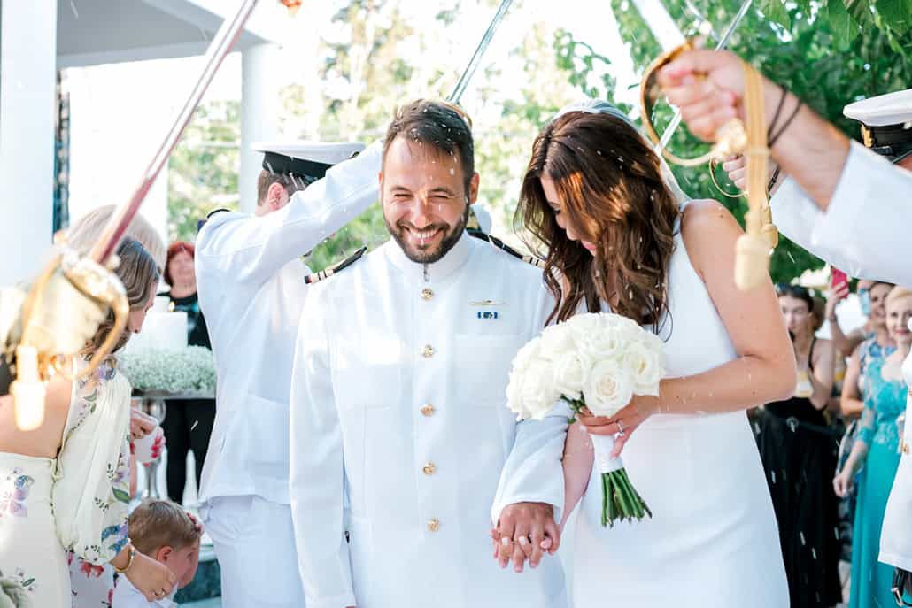 Κομψός στρατιωτικός γάμος στην Κόρινθο │ Ρεβέκκα & Θωμάς