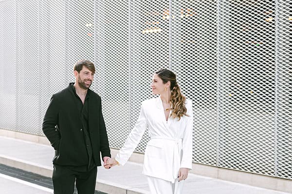 Stylish πολιτικός γάμος με αποξηραμένα λουλούδια │ Μαρία & Θοδωρής