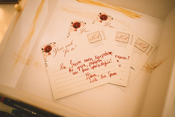 Πρωτότυπη ιδέα ευχές σε καρτποστάλ