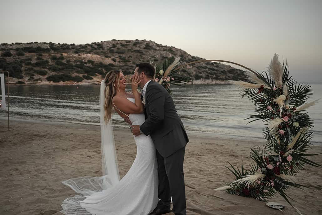 Boho chic γάμος – βάπτιση στην Αθήνα με pampas grass και χρυσάνθεμα │ Έλλη & Γιώργος