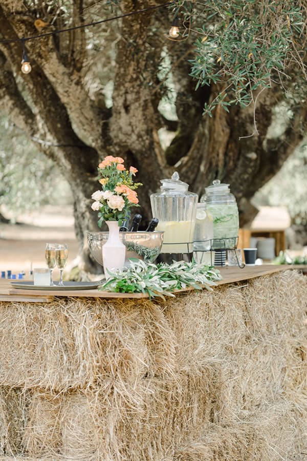 Ρουστίκ στολισμός drink stand Ρουστίκ στολισμός drink stand
