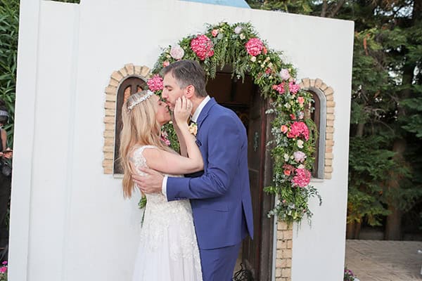 Καλοκαιρινός γάμος – βάπτιση στην Αθήνα με τριαντάφυλλα και ορτανσίες σε ρομαντικές αποχρώσεις │ Στελλίνα & Δημήτρης