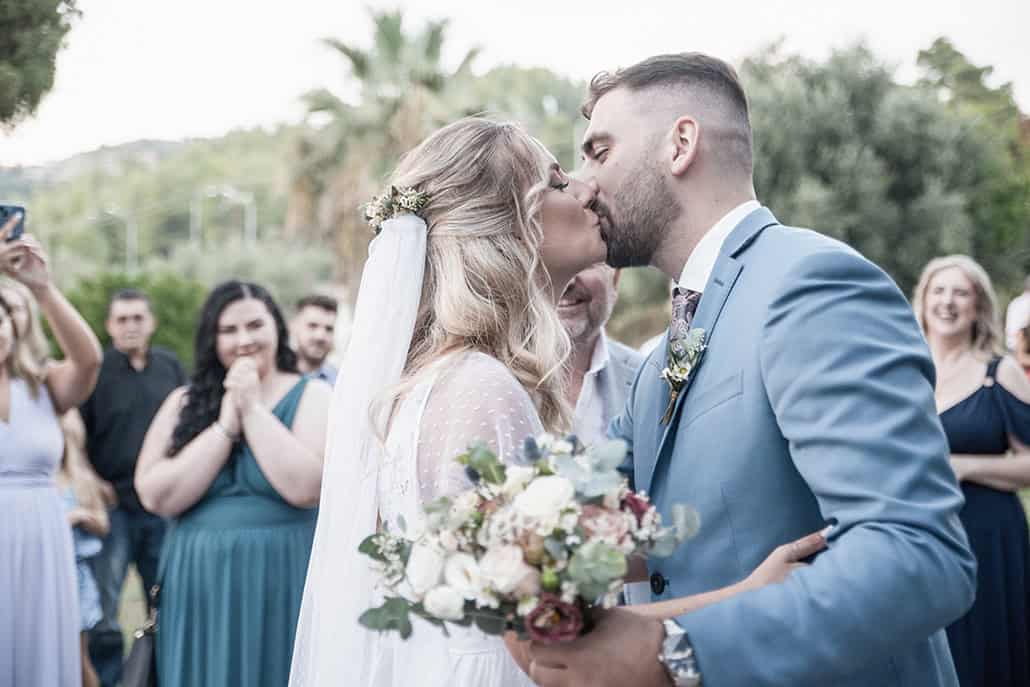 Lovely boho γάμος στην Χαλκιδική με pampas grass και τριαντάφυλλα │ Ιωάννα & Θανάσης