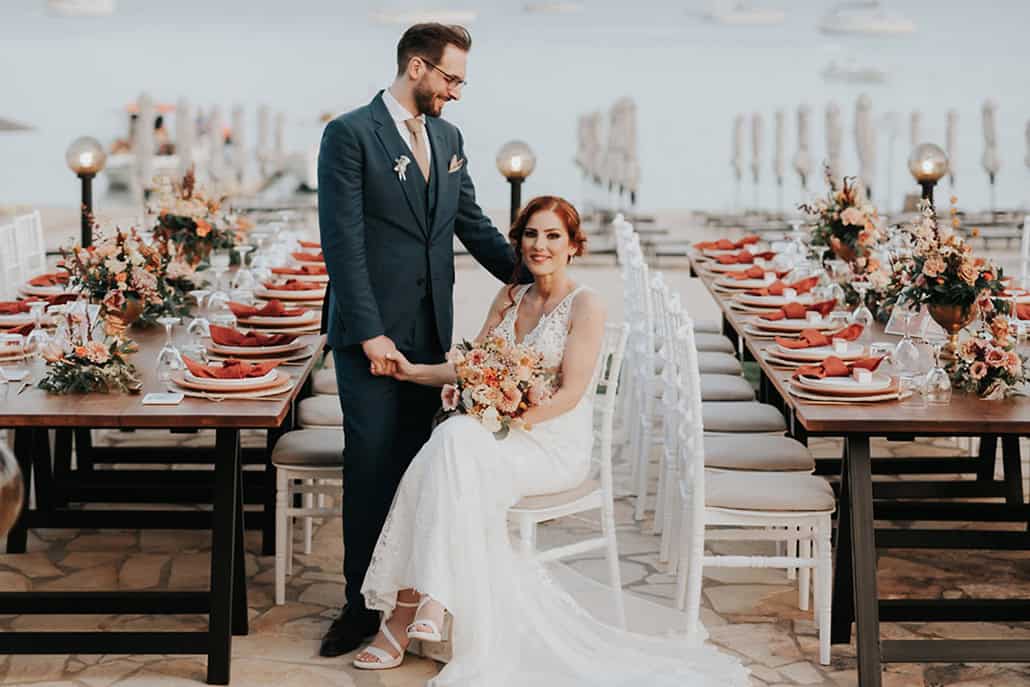 Ρομαντικός καλοκαιρινός γάμος στην Πάργα στα χρώματα της τερακότας │ Μαρία & Χριστόφορος