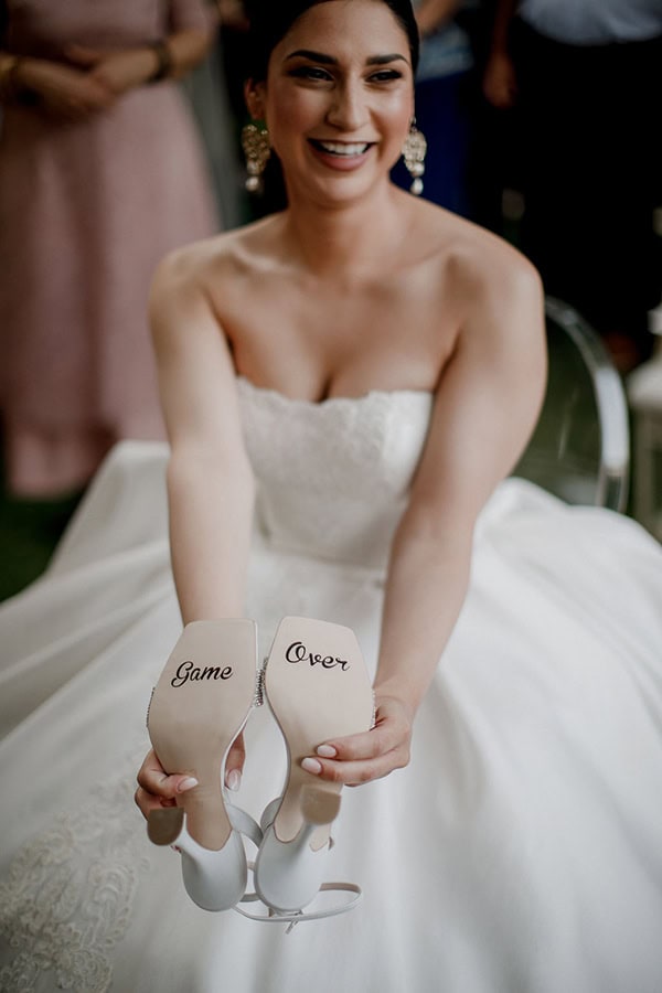 Πρωτότυπη ιδέα-stickers for bridal shoes