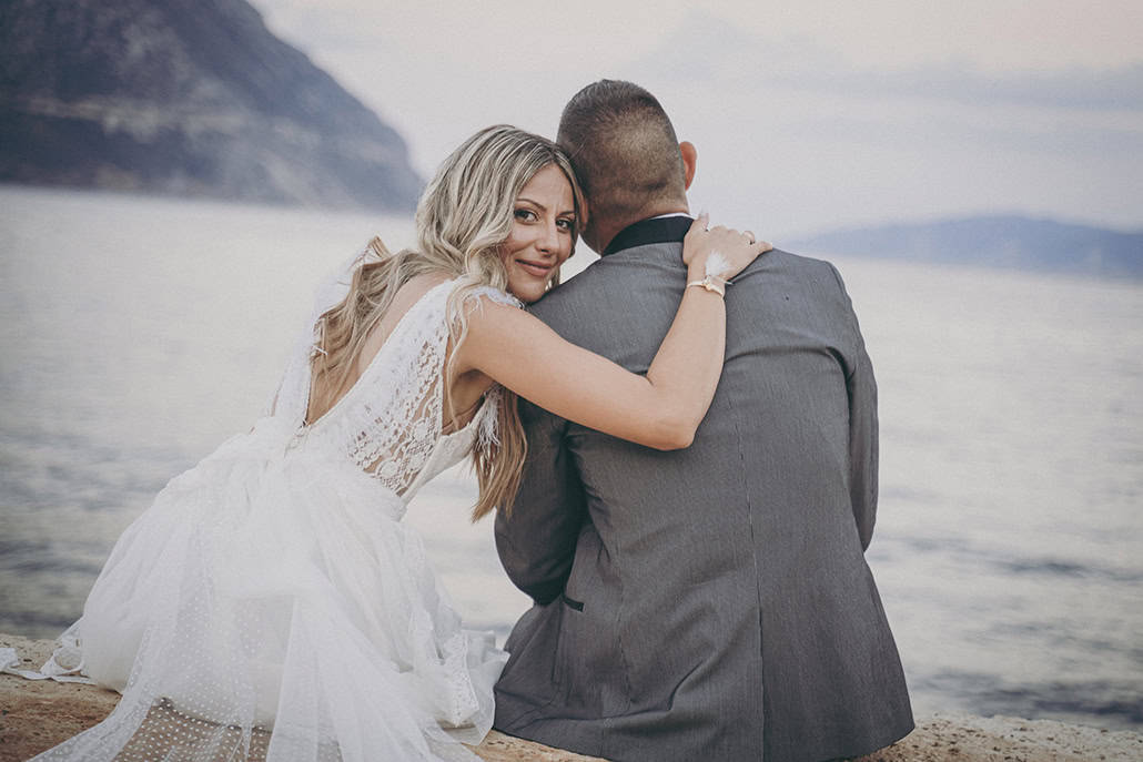 Όμορφος καλοκαιρινός γάμος στην Πάτρα με παστέλ τριαντάφυλλα και pampas grass │ Χρύσα & Άγγελος