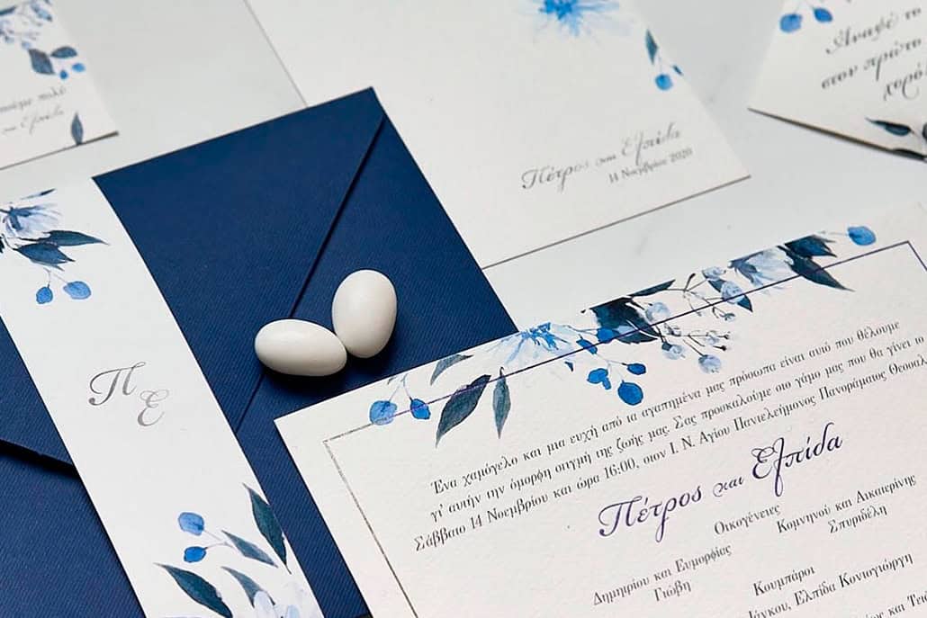 Μοναδικές προσκλήσεις γάμου από To Monogramma με ξεχωριστά μοτίβα και σχέδια