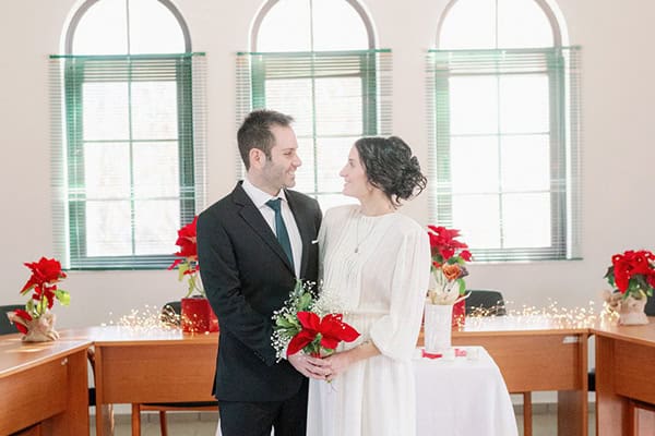 Χειμωνιάτικος πολιτικός γάμος με ρομαντικά στιγμιότυπα │ Μαρία & Μιχάλης