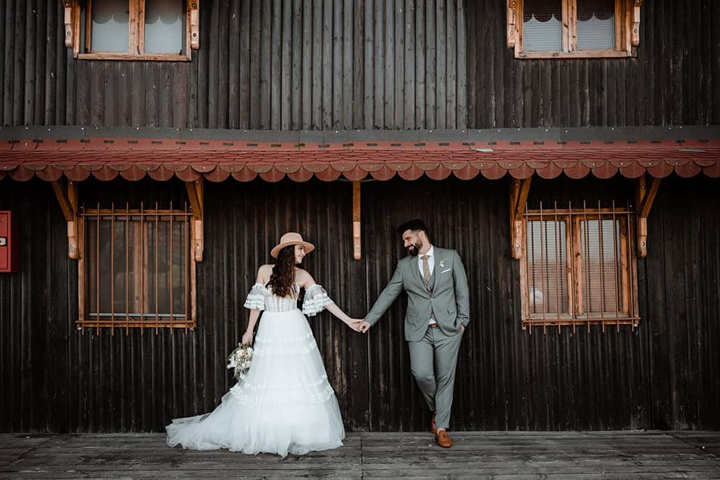 Όμορφος καλοκαιρινός γάμος στη Θεσσαλονίκη με pampas grass | Κυράνα & Χρήστος