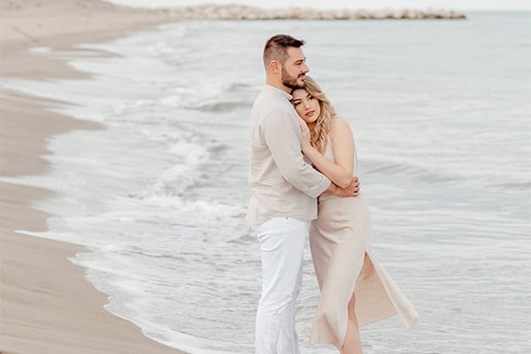 Ρομαντική Prewedding φωτογράφιση στην παραλία με θέα τη θάλασσα │ Πένυ & Χρήστος Ρομαντική Prewedding φωτογράφιση στην παραλία με θέα τη θάλασσα │ Πένυ & Χρήστος