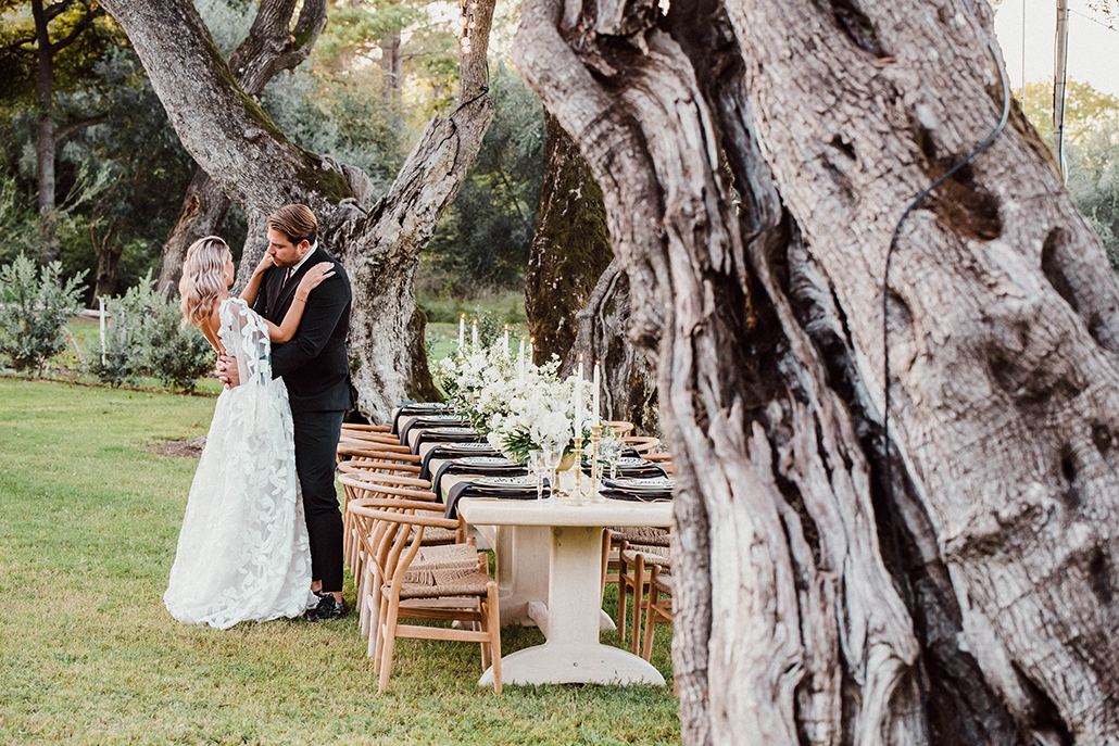 Romantic chic styled shoot στον υπέροχο χώρου του Natura Estate Corfu Villas