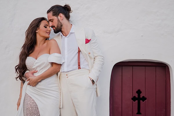 Ρομαντικός καλοκαιρινός γάμος στη Σκύρο με γυψοφίλη│ Μαριλένα & Δημήτρης