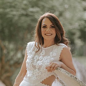 Chic μποέμ καλοκαιρινός γάμος στο Ηράκλειο με ορχιδέες και pampas grass │ Δήμητρα & Μιχάλης