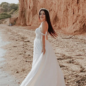 Γήινες αποχρώσεις και bohemian vibes σε έναν μοναδικό καλοκαιρινό γάμο  | Ραφαέλα & Χρήστος