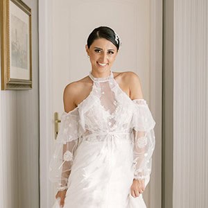 Elegant γάμος στη Θεσσαλονίκη με υπέροχα λουλούδια σε απαλές ρομαντικές αποχρώσεις │ Αντιγόνη & Βασίλειος