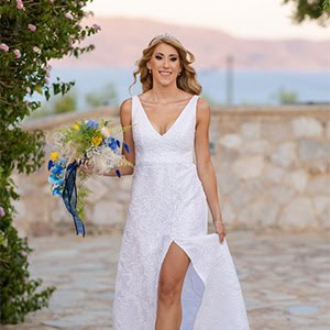 Μοντέρνος καλοκαιρινός γάμος στο Κτήμα Απέραντο Γαλάζιο│ Βασιλεία & Χρήστος