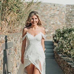 Καλοκαιρινός γάμος στη Σέριφο με bohemian διάθεση | Τζωρτζίνα & Γιάννης