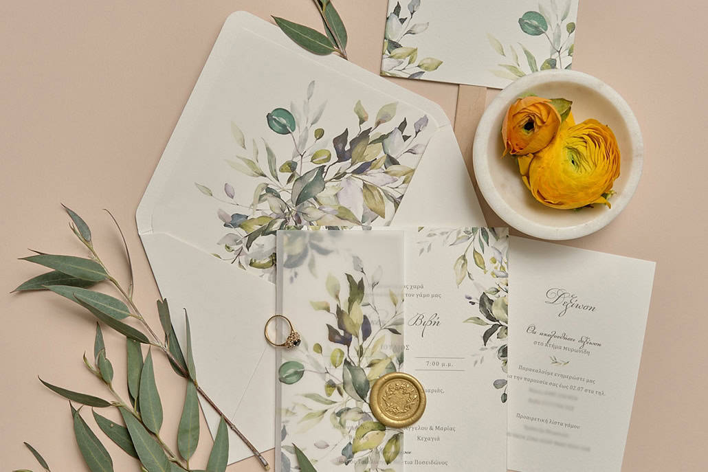 Προσκλητήρια γάμου απο To Monogramma με τα πιο stylish σχέδια