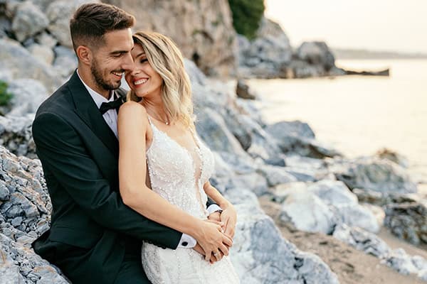 Όμορφος καλοκαιρινός γάμος στην Κατερίνη με λευκά τριαντάφυλλα | Μαρία & Γιάννης