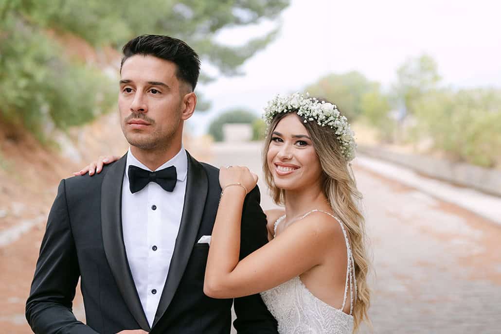 Όμορφος καλοκαιρινός γάμος με ρομαντικά στιγμιότυπα | Αγγελική & Γιώργος