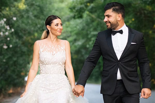 Lovely καλοκαιρινός γάμος στη Θεσσαλονίκη με λευκά λουλούδια│ Ελευθερία & Κωνσταντίνος