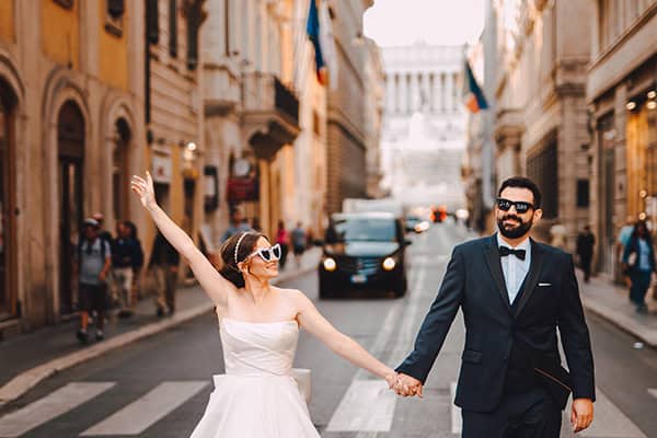 Άκρως ρομαντικός γάμος στο Principal Hall και after day photoshoot στην Ρώμη | Βίκυ & Στέλιος