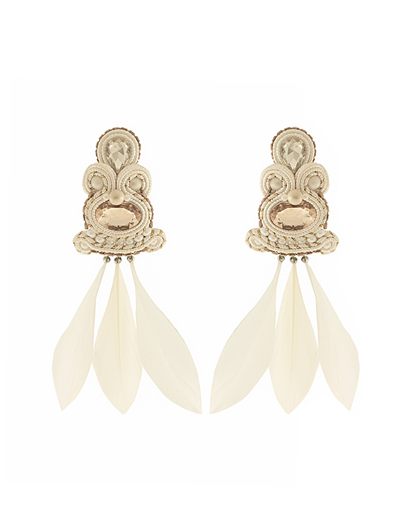 Κομψά νυφικά σκουλαρίκια