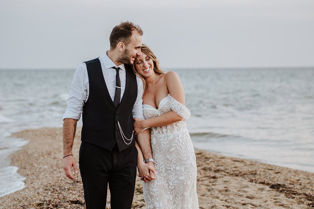 Όμορφος καλοκαιρινός γάμος στη Θεσσαλονίκη με pastel λουλούδια | Μαρία & Δημήτρης